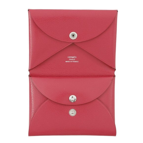 HERMES Calvi duo Chevre Shamqila Rose Extreme - Picture 6 of 8